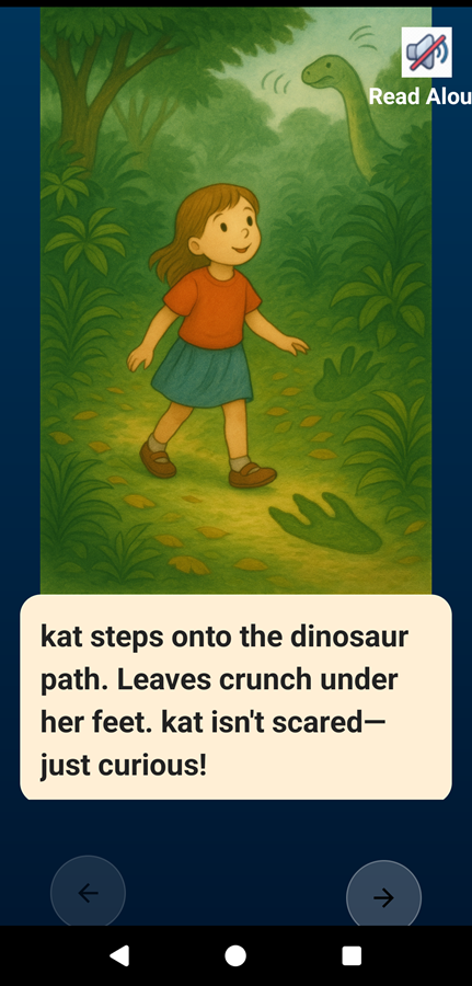 screenshot of Tale Trail App